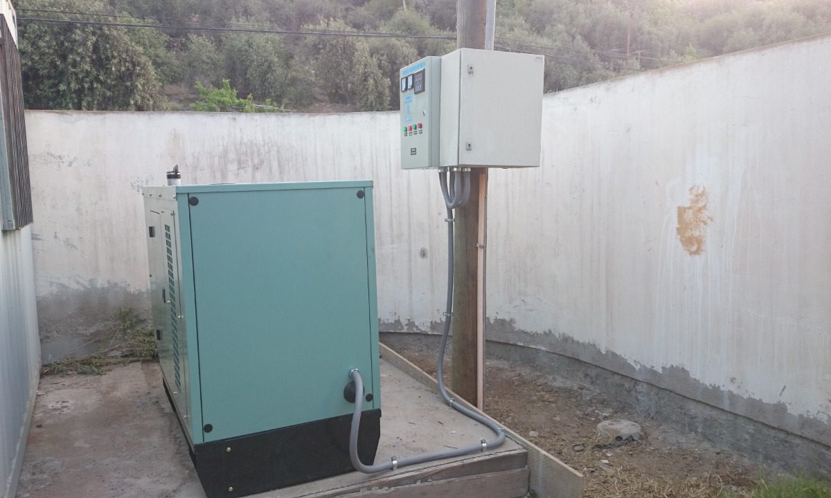 Instalacion Grupo Electrogeno de respaldo para Posta Rural